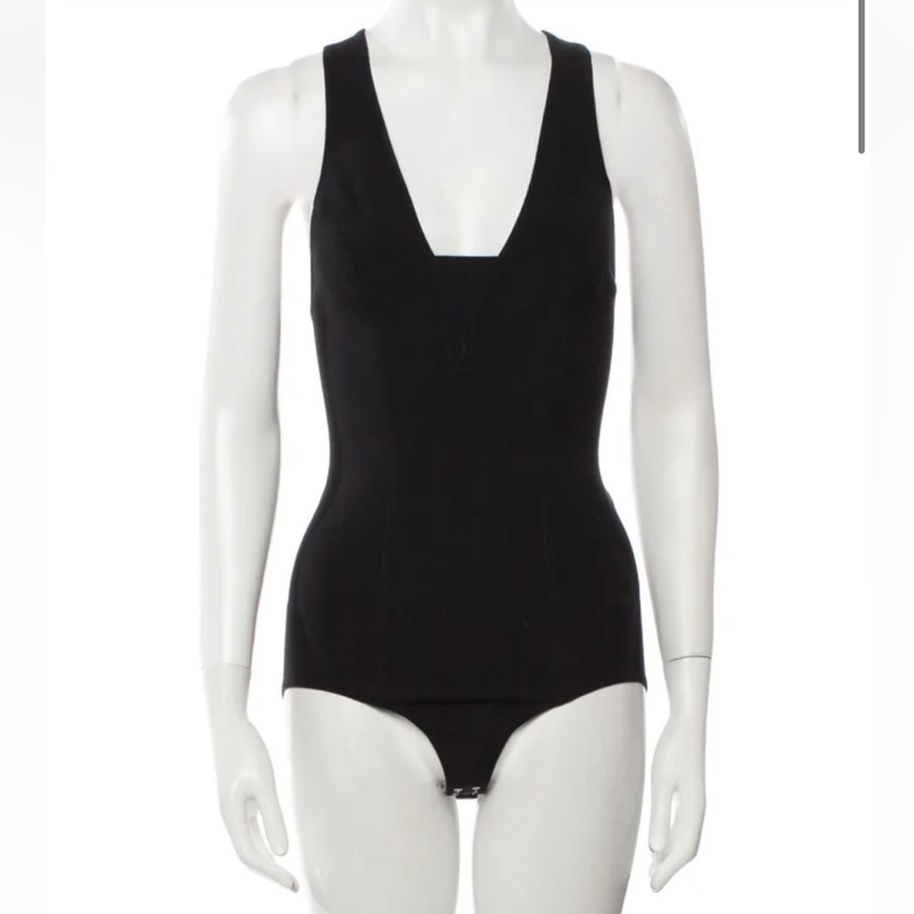 Women’s Rag & Bone black Elle stretchy bodysuit size XS